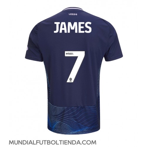 Camiseta Leeds United Daniel James #7 Tercera Equipación Replica 2024-25 mangas cortas